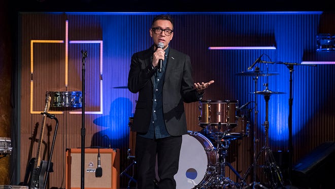 Fred Armisen in his special, 'Fred Armisen: Standup For Drummers.'