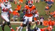 Clemson wide receiver Ray-Ray McCloud (34) carries