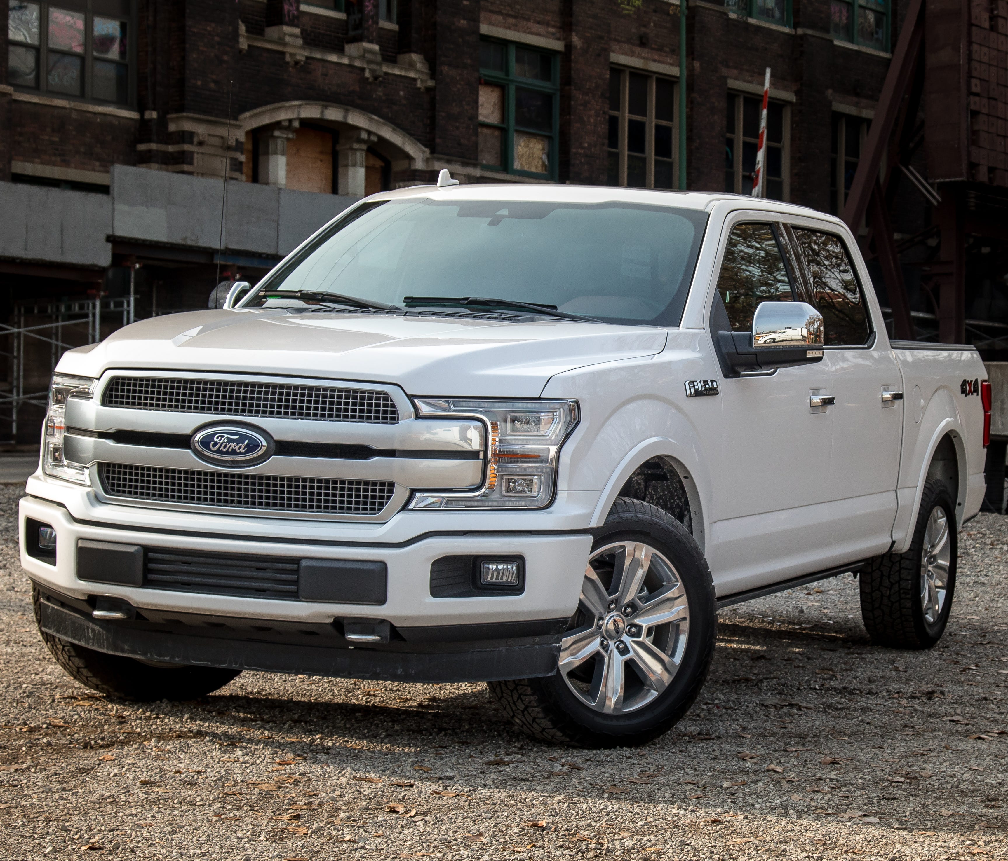 For 2018, the F-150 Platinum has a new V-8