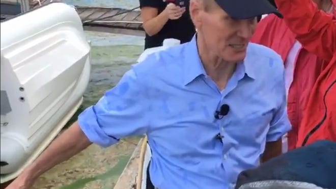 U.S. Sen. Bill Nelson visited Martin County in 2016 as the blue-green algae crisis peaked.