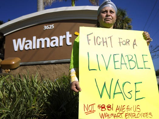 Image result for walmart low wages and benefits