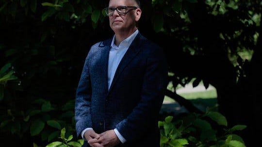 Jim Obergefell poses for a portrait on Thursday, June 25, 2020, at Goodale Park in Columbus, Ohio. Obergefell was the plaintiff in the landmark 2015 U.S. Supreme Court decision Obergefell v. Hodges which legalized same-sex marriage in the United States.