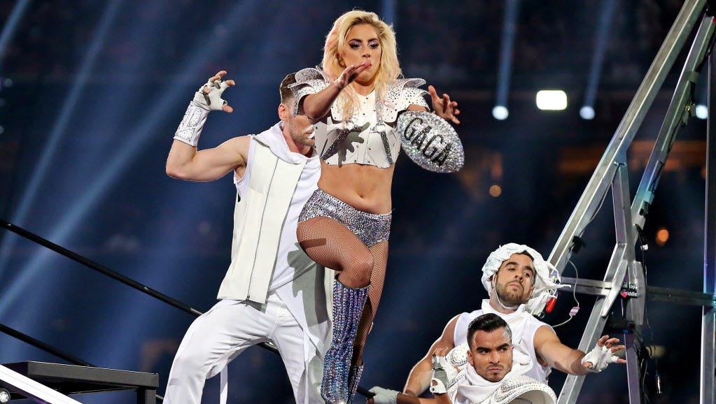 Lady Gaga Got Political With Patriotic Songs In A Super Bowl Halftime Show Whose Message Was Inclusion First, she shut down super bowl 50 with just a little danceparty @ladygaga #brunomarsbox on what planet am i. lady gaga got political with patriotic