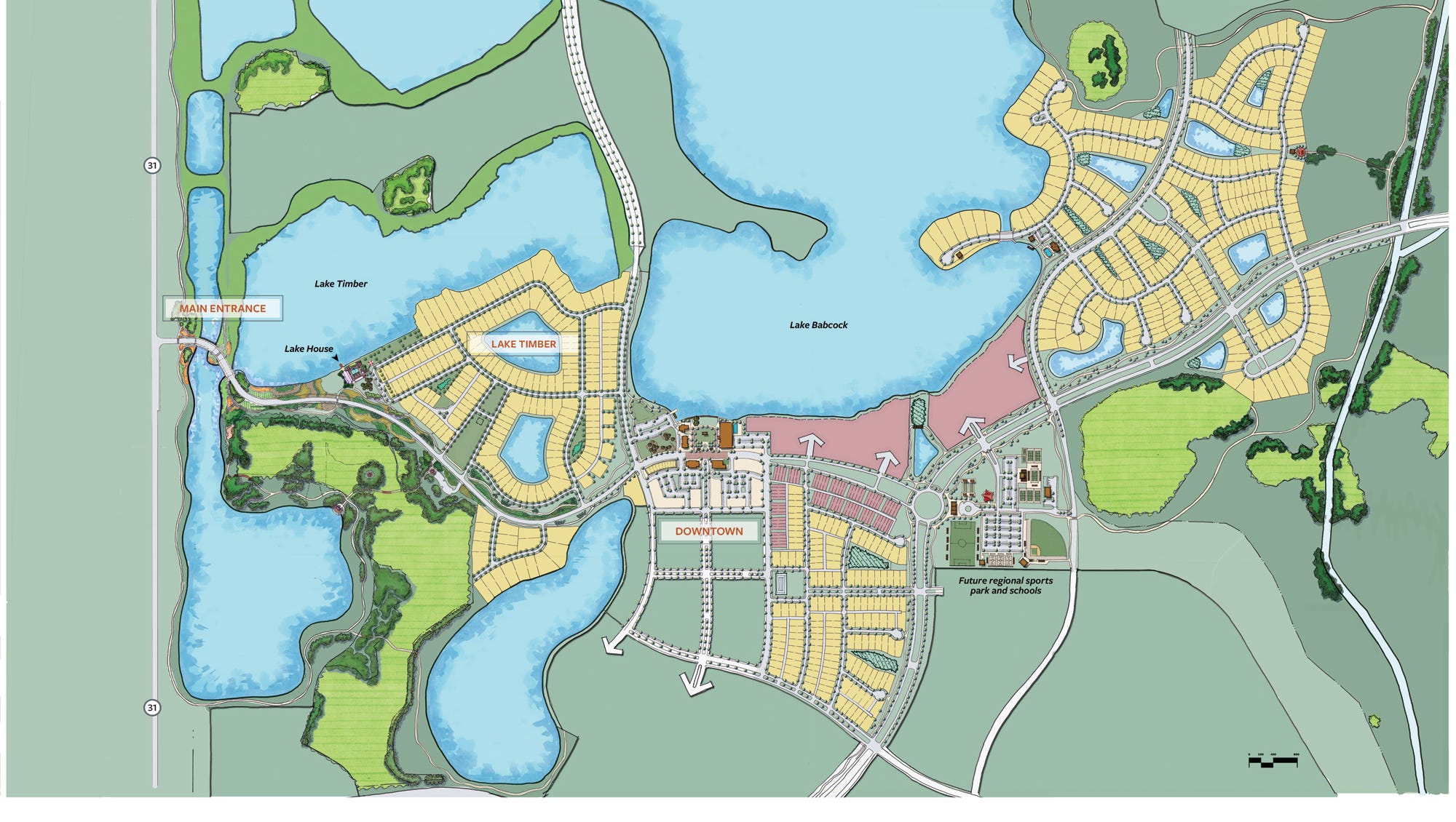 Florida Map Showing Babcock Ranch - 635968627653296856 Babcock Ranch Illustrated Phase One Map 3 