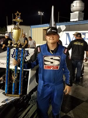 Milton resident Gary Sutton has already been a track champion in two divisions. He is building toward a third one, competing in Outlaw Stock.