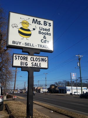 Ms. B's Used Books and CDs in Hendersonville is closing after 15 years.