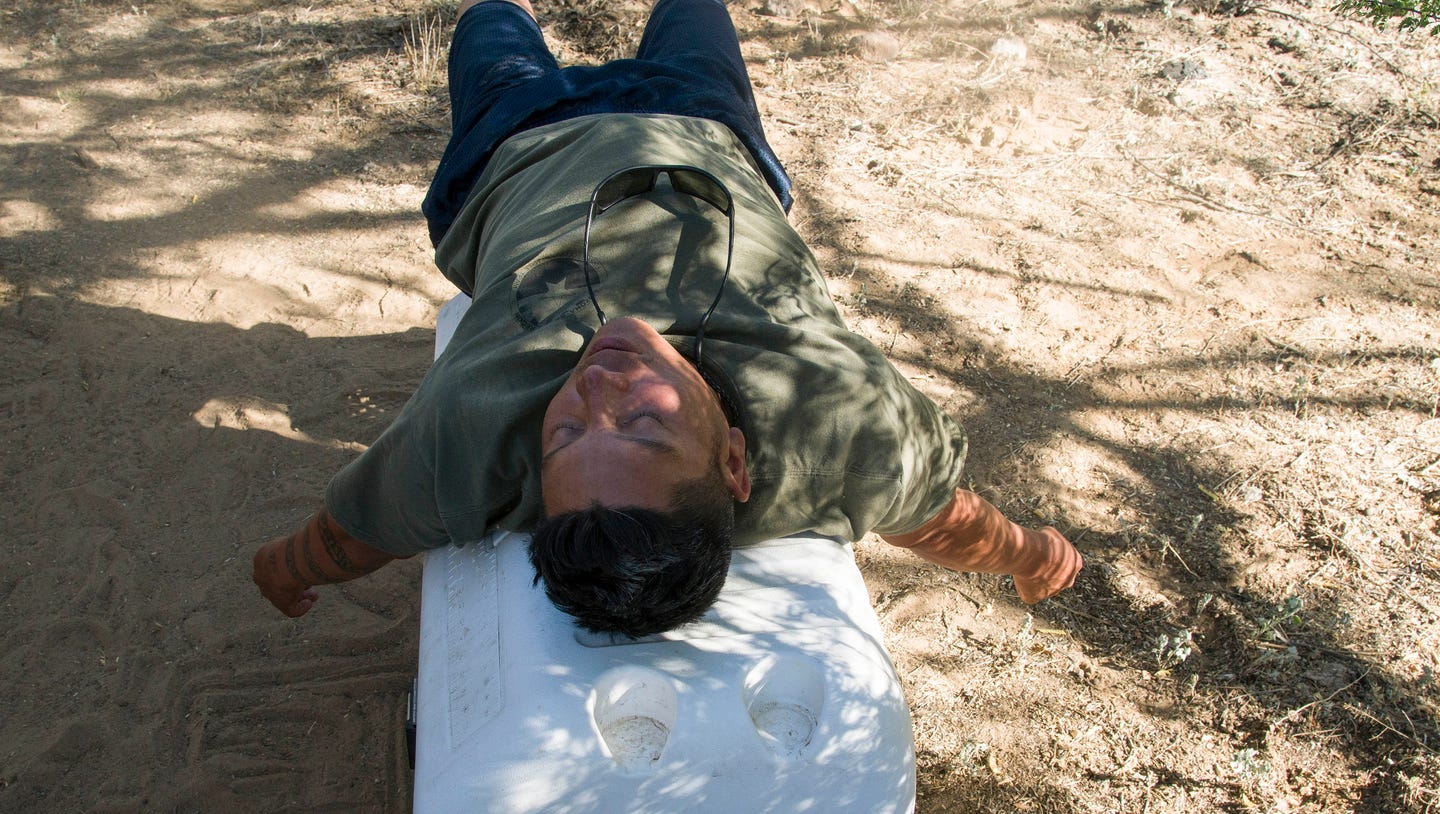 Border vigilantes, and the wall they might be watching