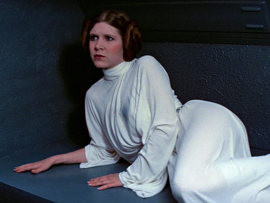 carrie fisher slave