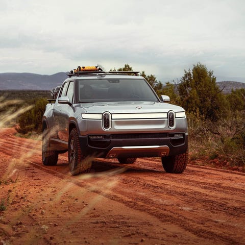 Rivian R1T electric truck.