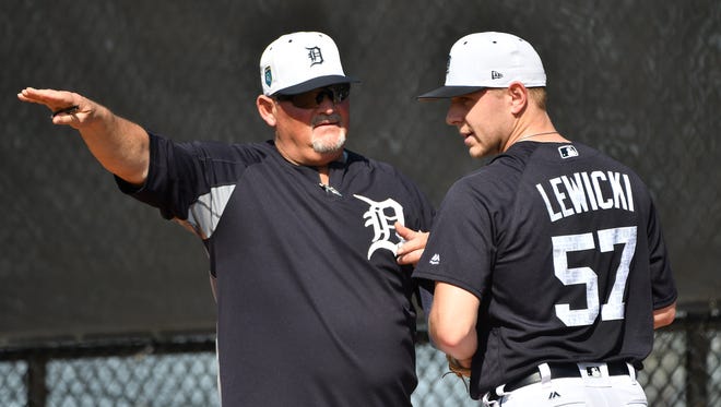 Tigers pitching coach Chris Bosio was fired Wednesday over insensitive remarks.
