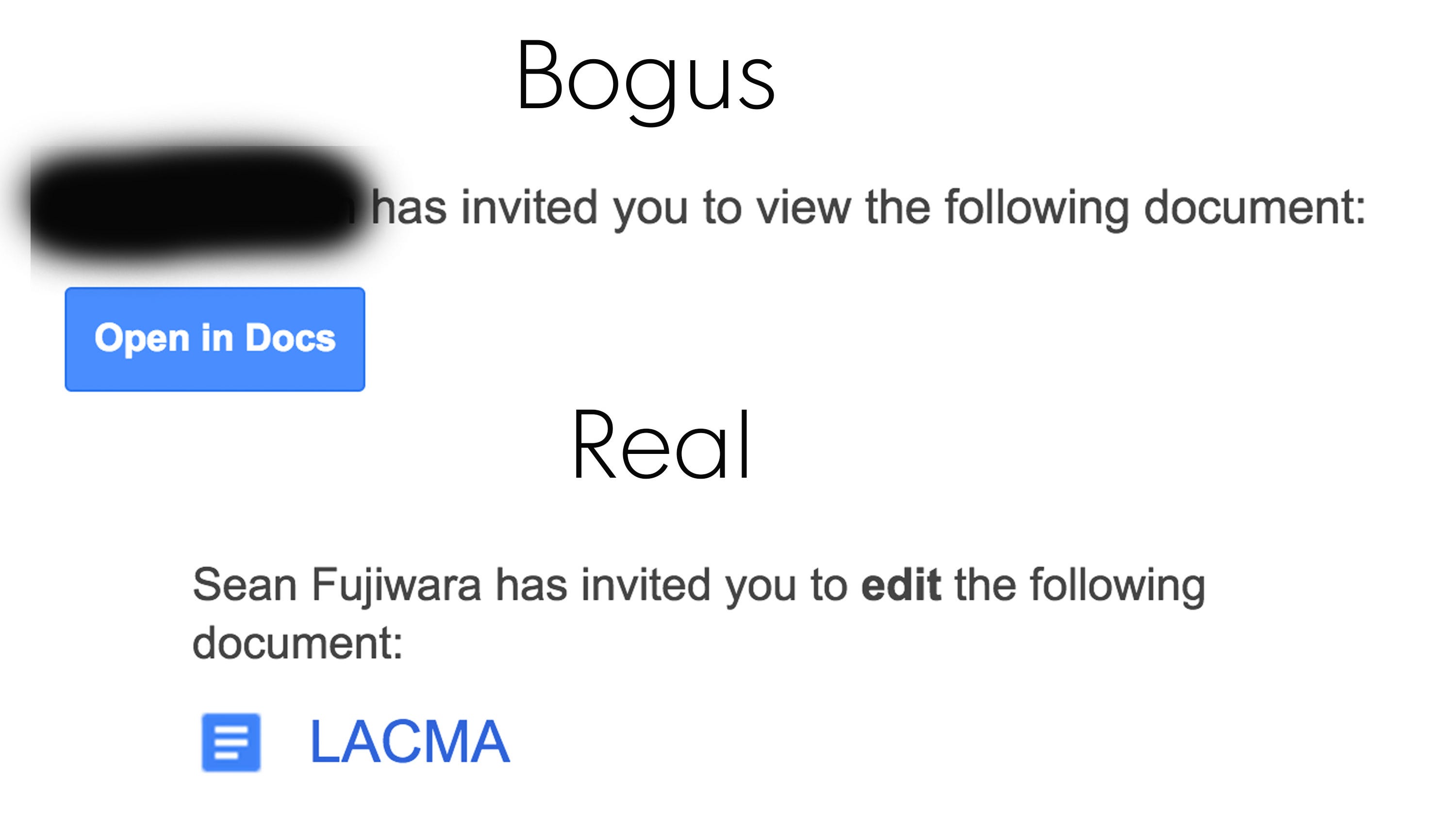 google docs warning there s a phishing