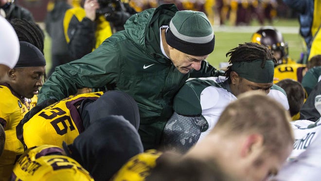 Michigan State coach Mark Dantonio believes his team's last trip to Minnesota, in 2012, is one of the program's more significant wins in his tenure at MSU.