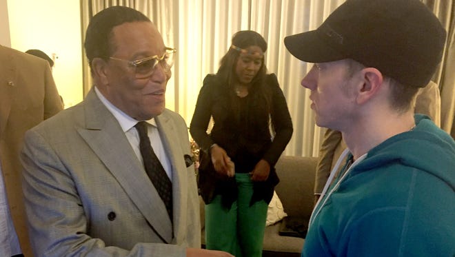 Truly Epic Nation Of Islam S Farrakhan Dines With My Brother Eminem Truly Epic Nation Of Islam S Farrakhan Dines With My Brother Eminem