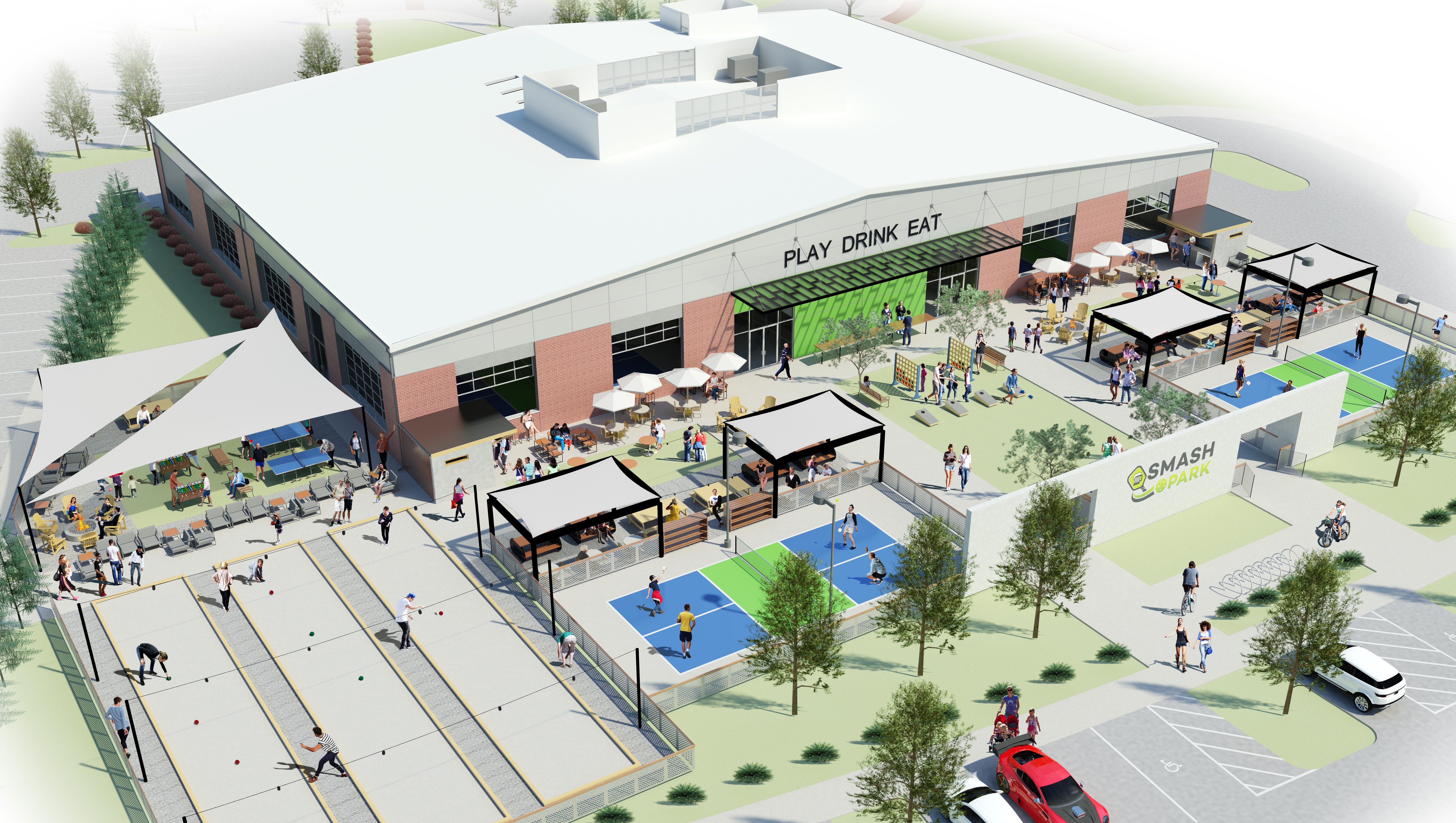 Smash Park combines food, beer, pickleball and more
