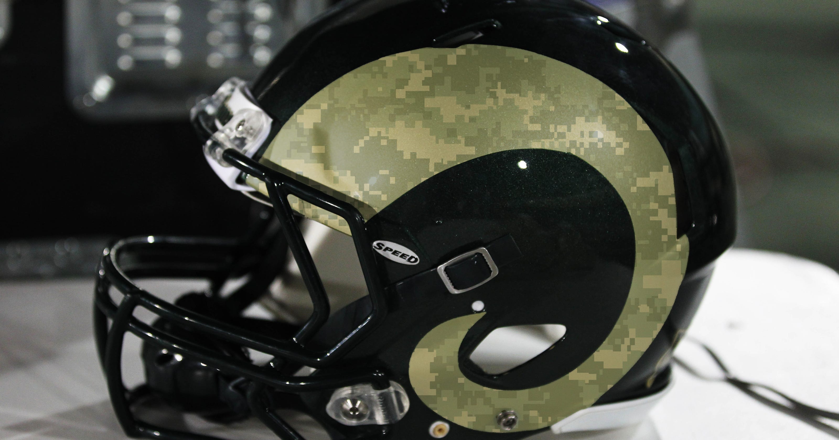 Alternate Colorado State University football helmet designs