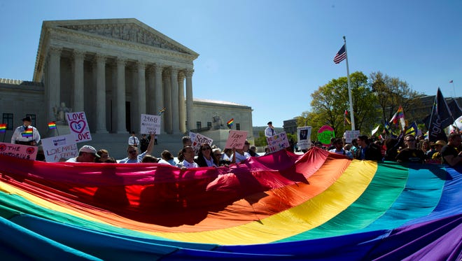 The Supreme Court is asked to hear a case about same-sex adoptions.