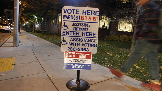 A polling place outside Marquette University: Barbara Simons, an elections expert, argues that a hand count of ballots is necessary during the recount being paid for by Green Party candidate for president Jill Stein.