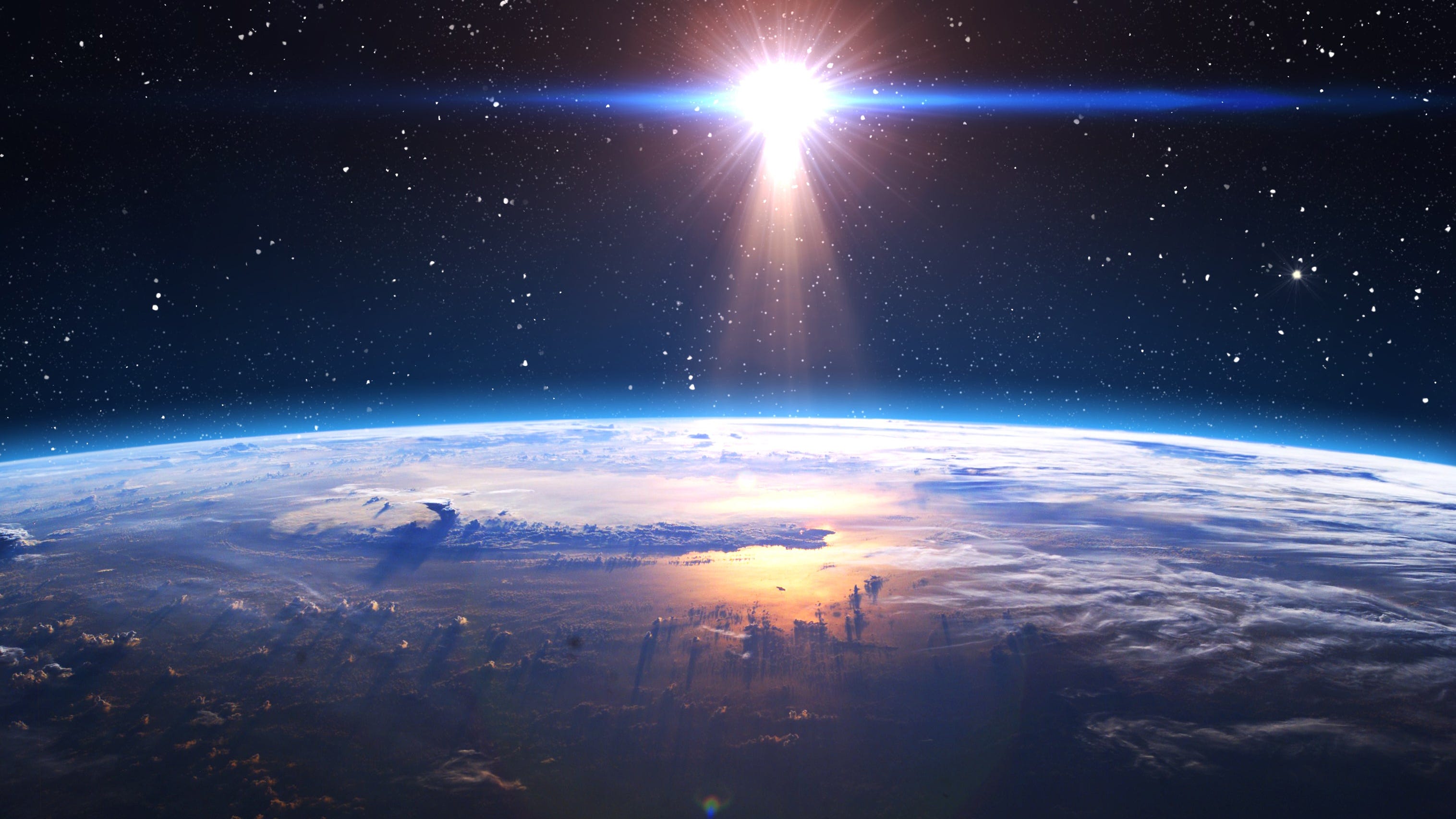 Fact check Image of 'sunset' on Earth as seen from space is CGI