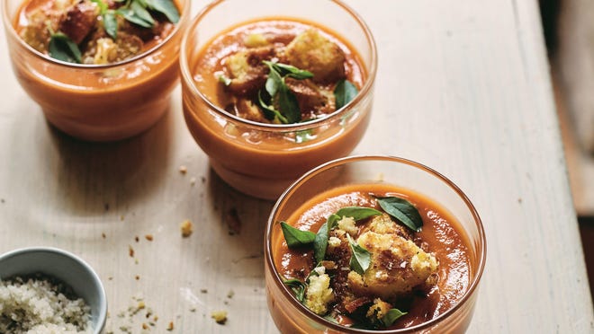 Gazpacho was born in Spain, but in nearby France, it's on summer menus all over the country. This version is from Melissa Clark's new book, "Dinner in French."