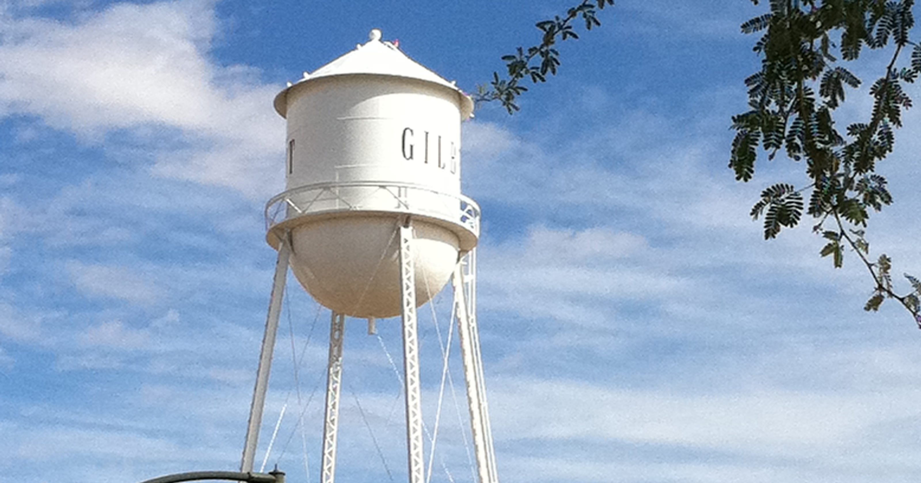 Gilbert history Water tower enduring symbol of town
