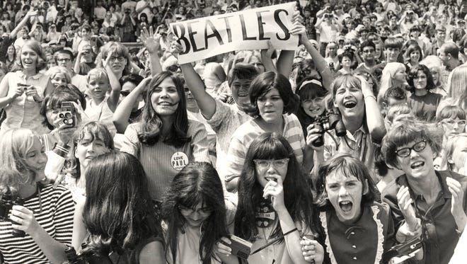 The Beatles When They Played Crosley Field