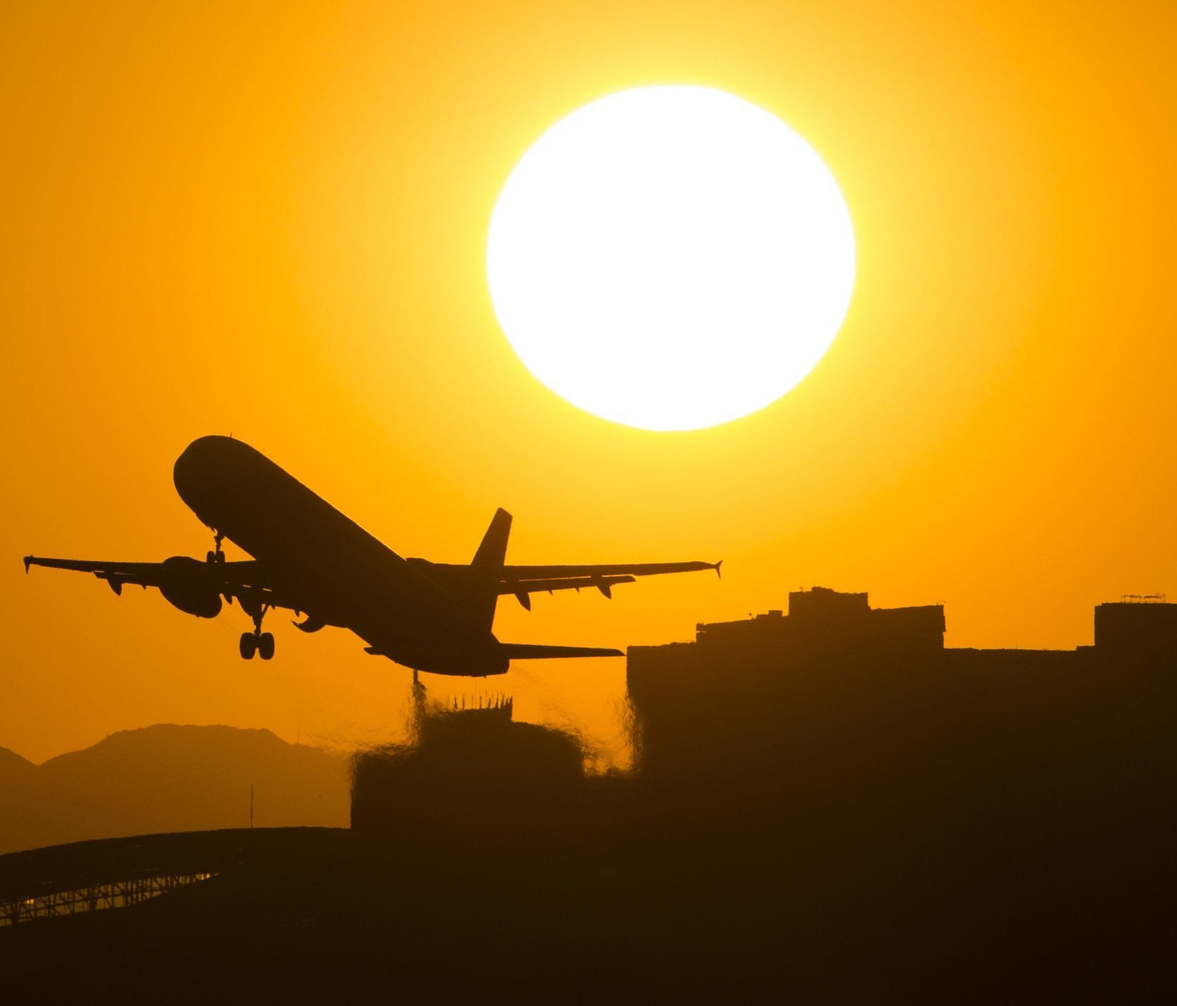 Some flights involving small regional jets have been canceled at Sky Harbor because of the heat. Larger planes are not likely to be affected.