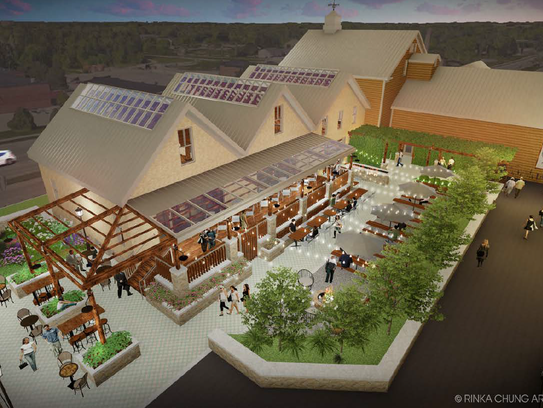 The proposed Foxtown Brewing Co. would be housed in