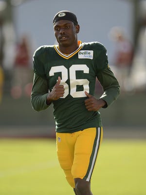 Green Bay Packers rookie cornerback LaDarius Gunter is trying to make the team as an undrafted free agent.