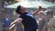 Gio Gutierrez, of Saddle Brook H.S., in the discus