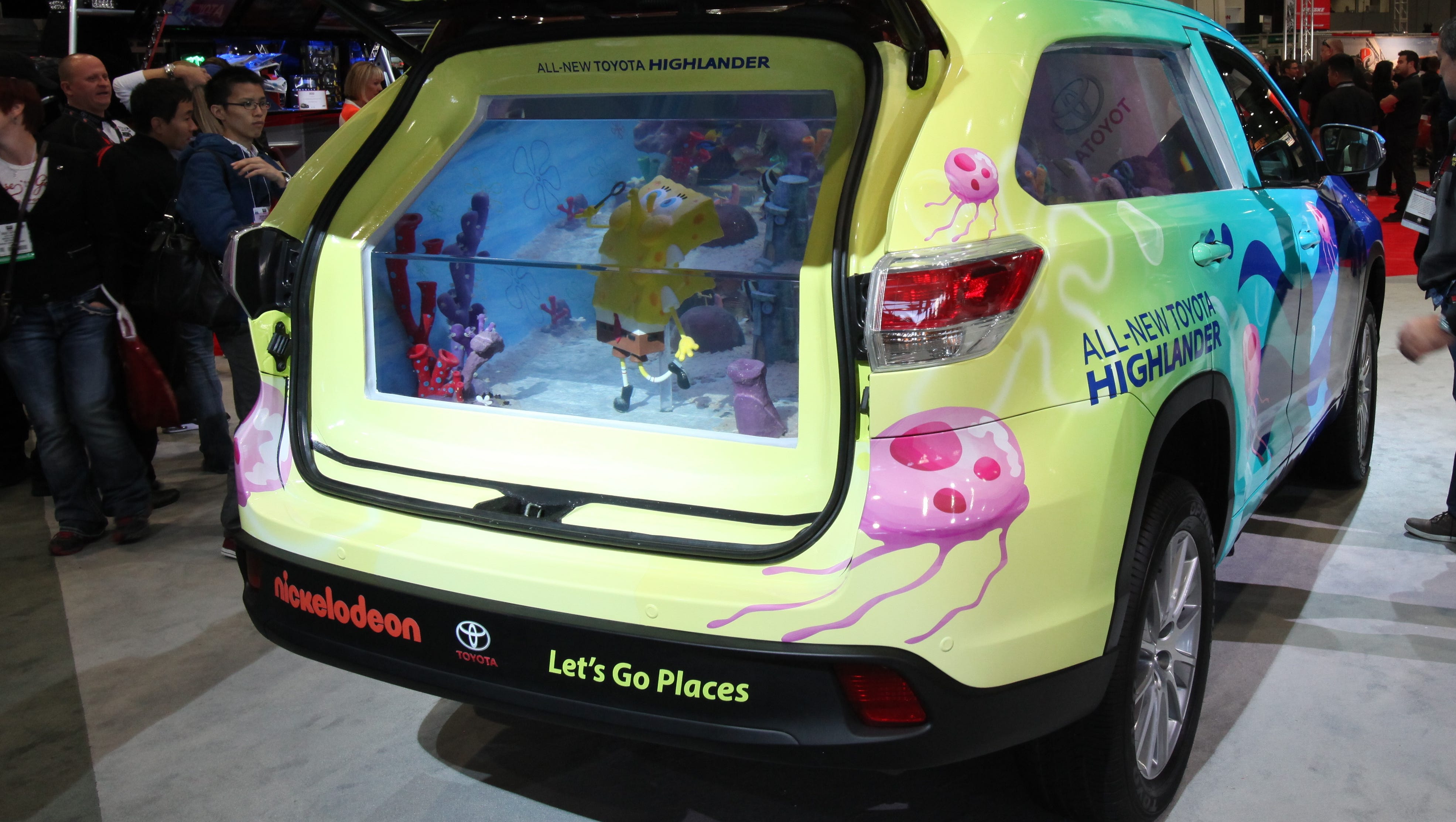 Toyota's SpongeBob SUV has huge fish tank