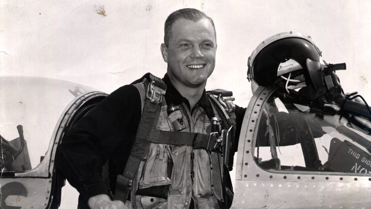 John Glenn through the years