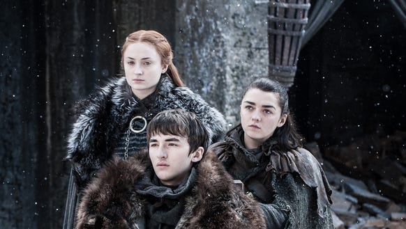 Sansa, Arya and Bran