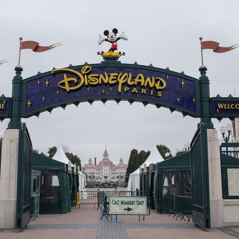 In this March 16 file photo, Disneyland Paris in M