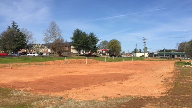 The site of an affordable housing development set for construction in Mauldin, called Miller Place Court, is pictured on Thursday, April 5, 2018.