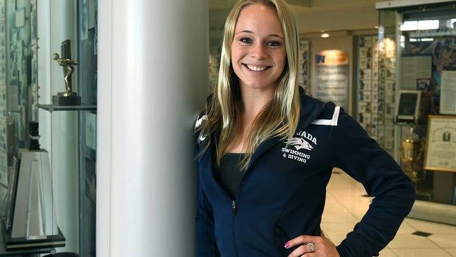 Nevada's Krysta Palmer finished fourth in the Olympic trials in the synchronized platform dive.