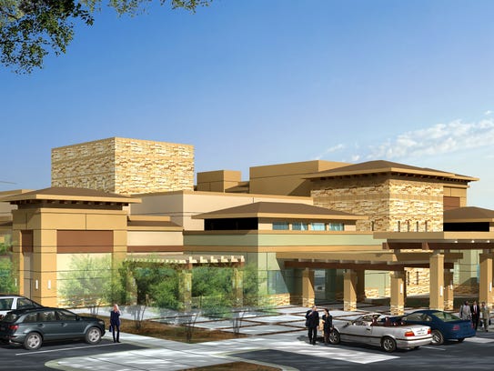 A rendering of Peoria Regional Medical Center, which