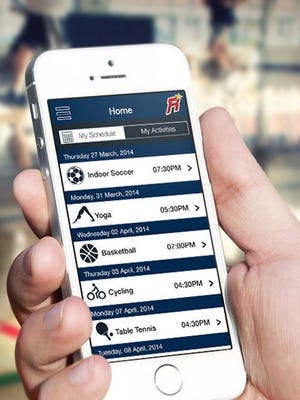 
REC*IT users can manage all of their athletic activities on their smartphone with the app.
