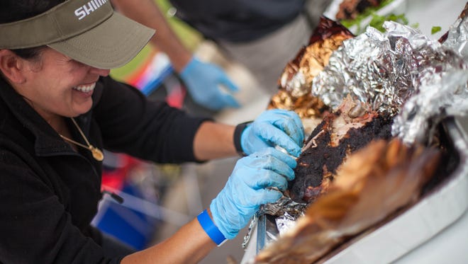 The Clarksville Parks and Rec  department teamed with the Kansas City Barbeque Society for a barbeque contest at the Wilma Rudolph Event Center on Saturday.