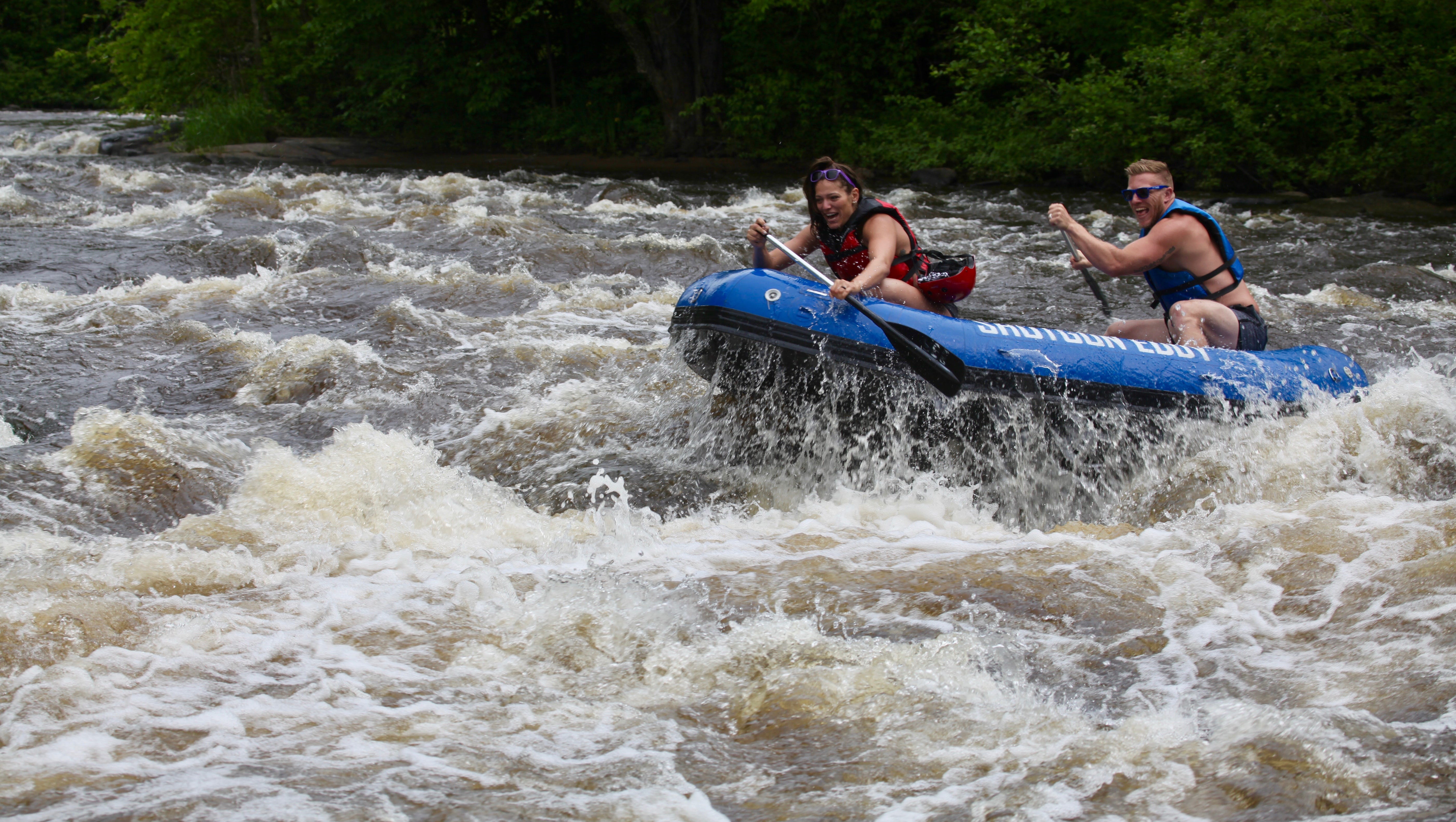 Whitewater rafting on Wisconsin's Wolf River is a wild thrill