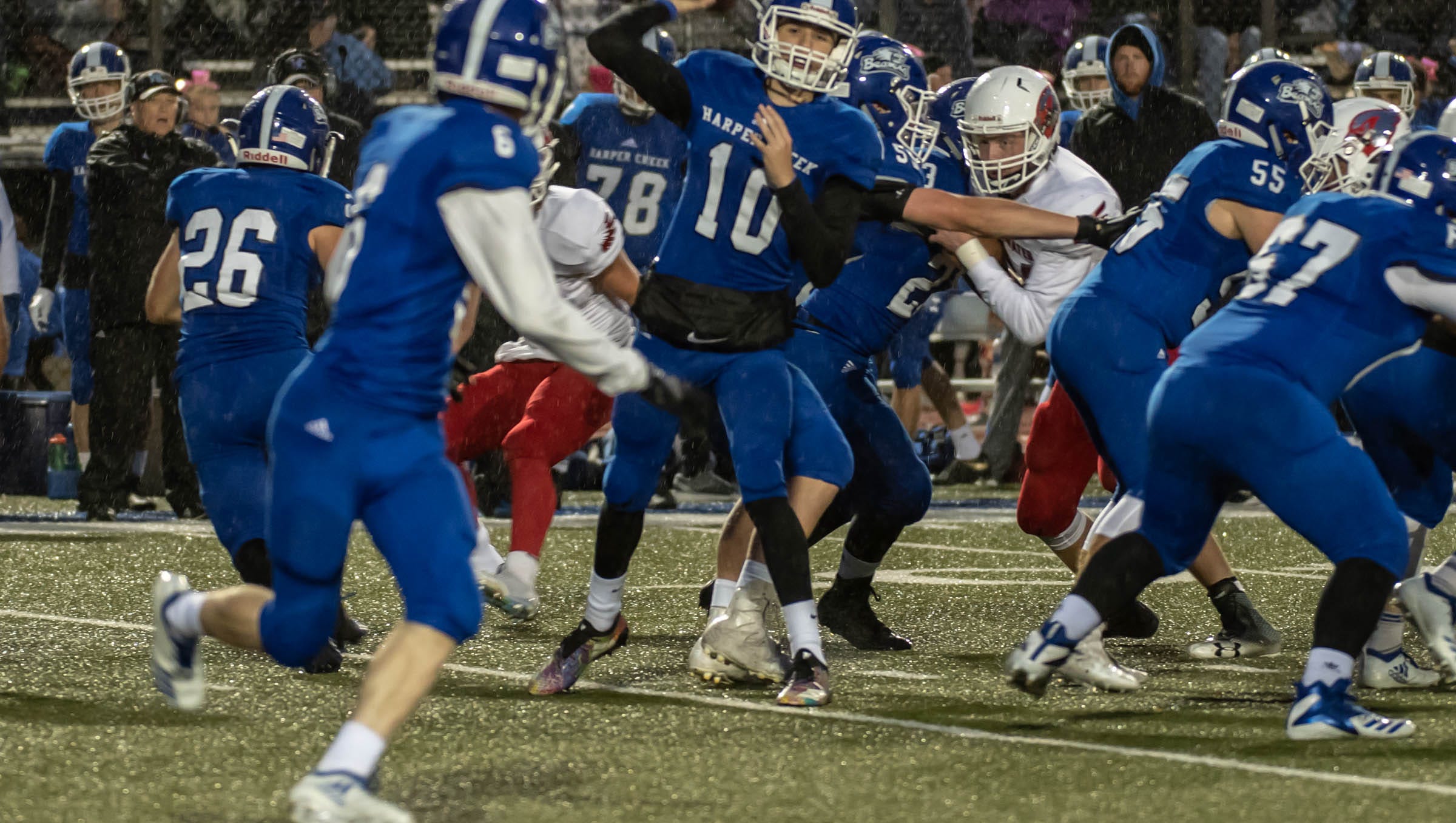 Watch Highlights for Harper Creek vs. Coldwater football