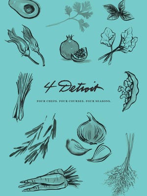 The '4 Detroit' cookbook highlights recipes from the founding chefs of four of Detroit's hottest restaurants as well as four different neighborhoods and seasons.