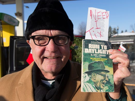 Ken Wochus, dressed an legendary coach Vince Lombardi,