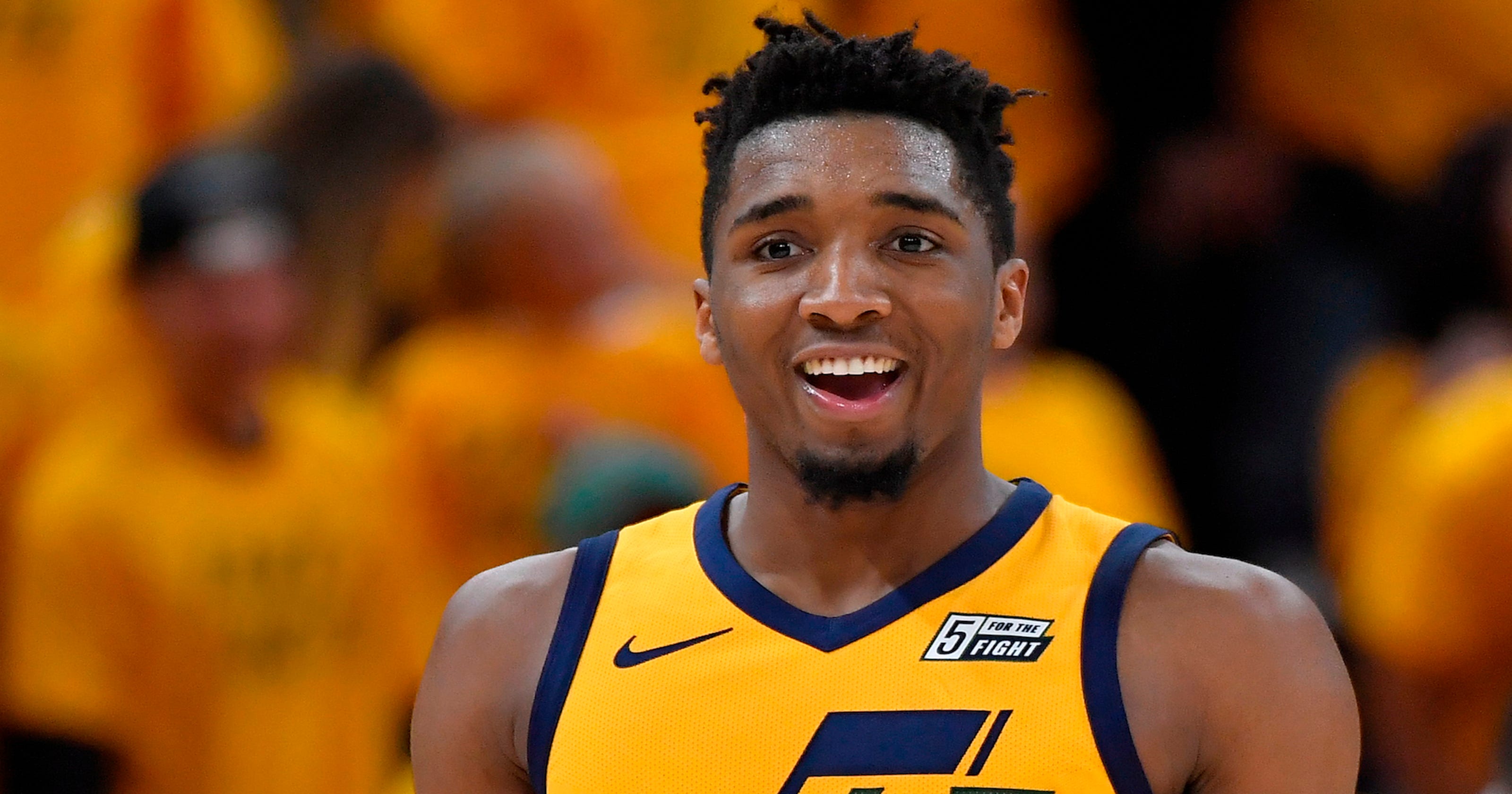 Donovan Mitchell dropped by fan's July 4th BBQ