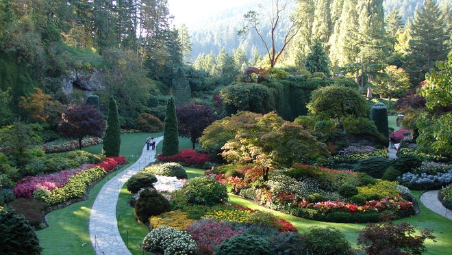 Butchart Gardens in Brentwood Bay, British Columbia, Canada.