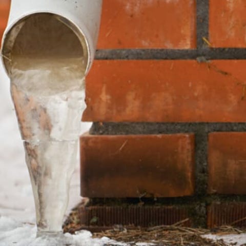 Cold weather can freeze water inside of pipes, how