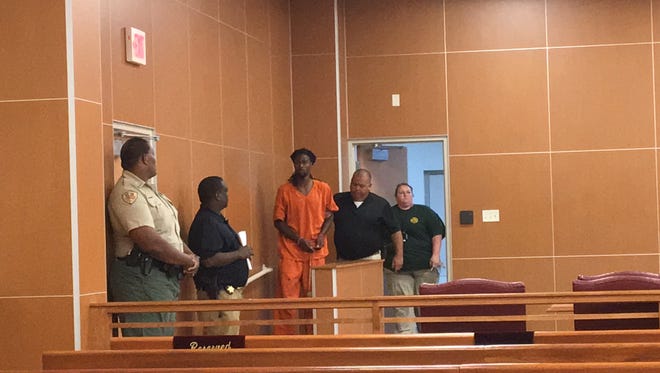 Damein Hamer, 25, appeared in Hardeman County General Sessions Court Tuesday on two counts of first-degree murder.