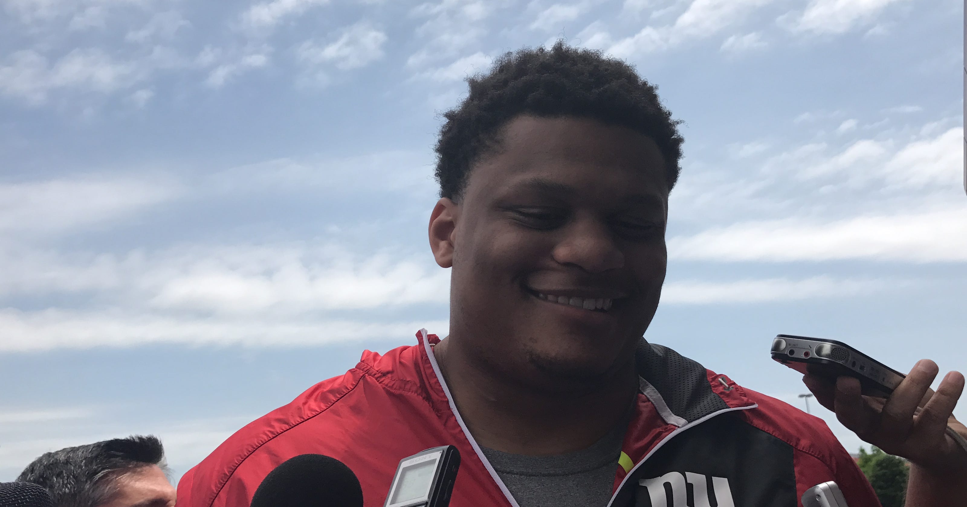 Giants Flowers Embraces The Challenge But Knows Judgment