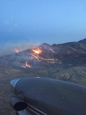 The Sawmill Fire has burned about 15,000 acres in the Coronado National Forest as of April 25, 2017.