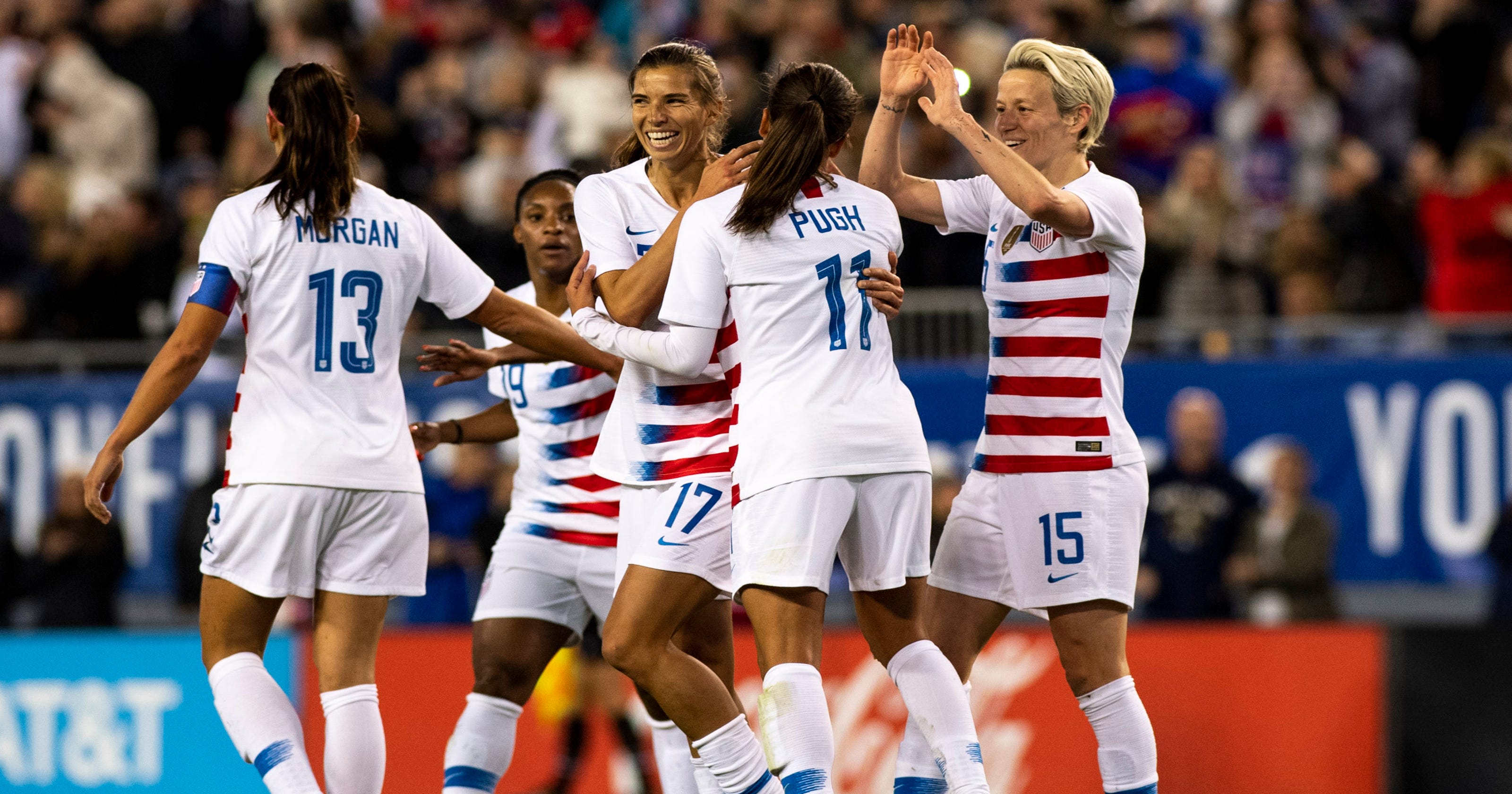 2019 FIFA Women's World Cup Team USA title defense vs. Thailand
