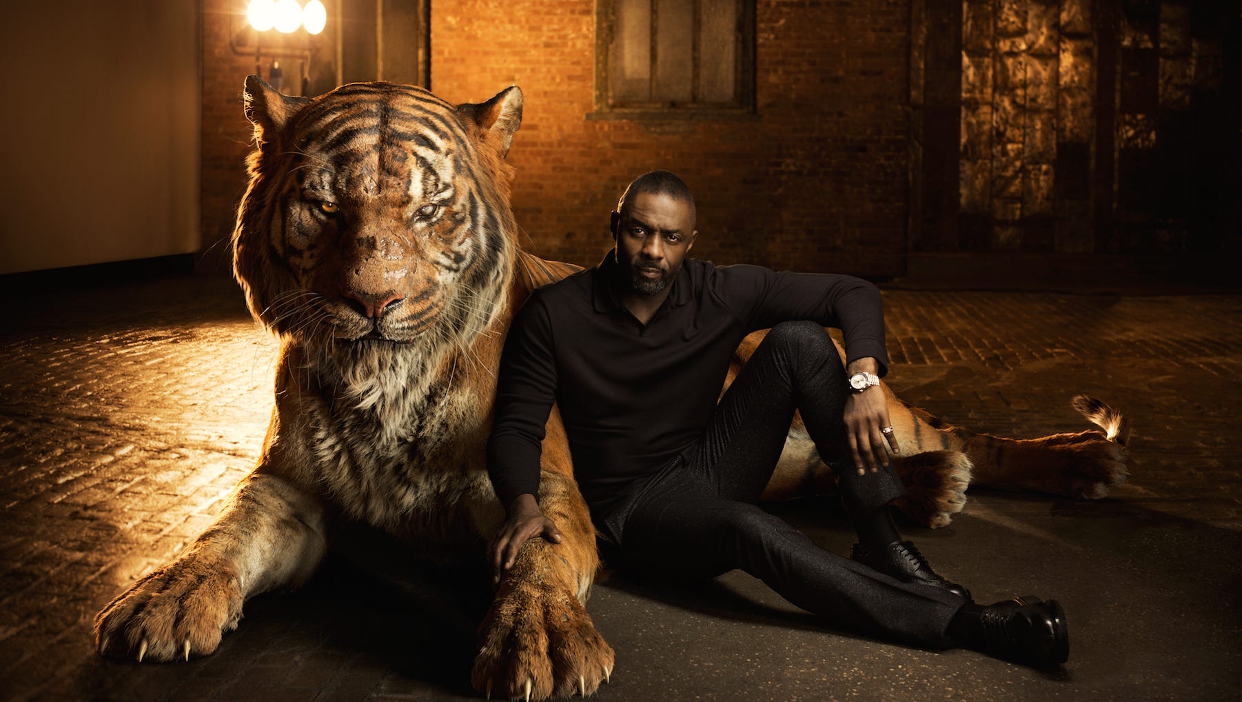 The Jungle Book Voice Actors Glamorously Pose With Their Cgi Animals The Jungle Book Voice Actors Glamorously Pose With Their Cgi Animals